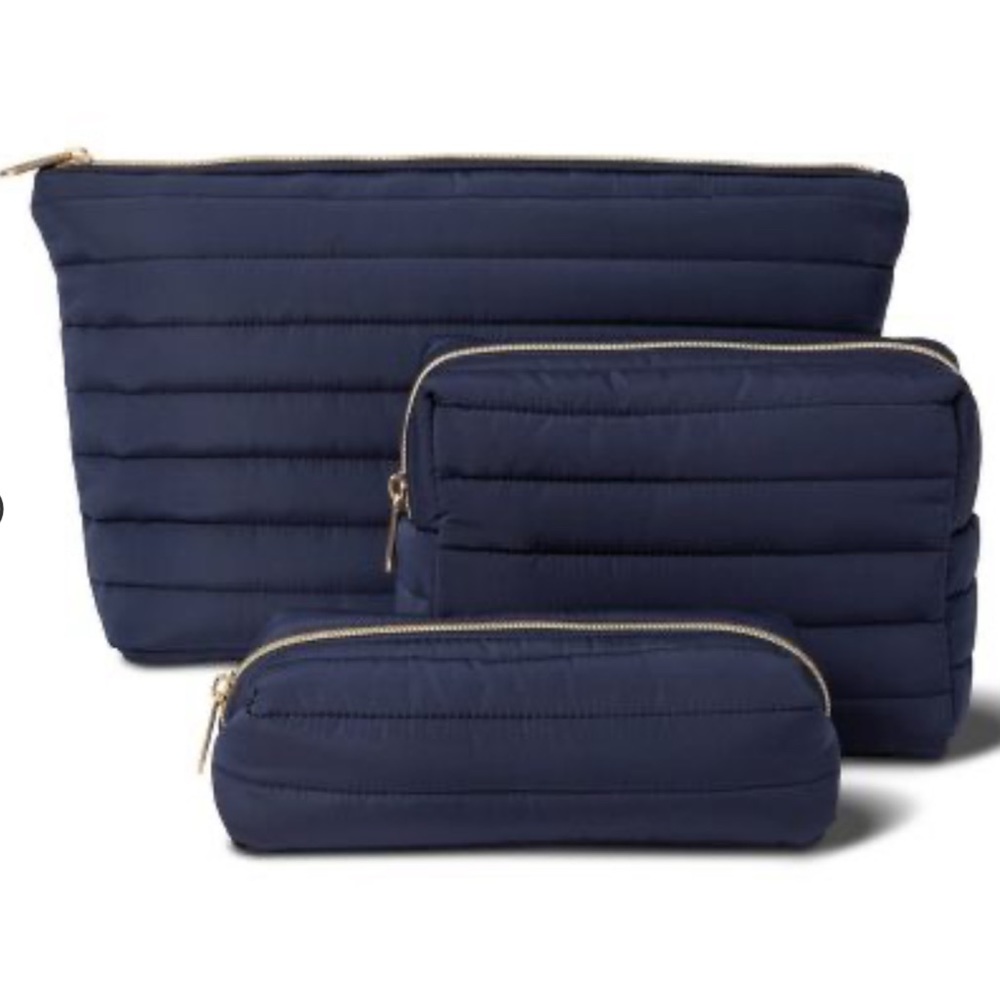 Target Navy Puffer Makeup/ Toiletry Travel Pack